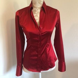 Red New York and Company button down